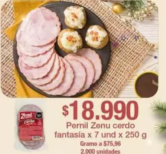 Zenú - Pernil Zenu cerdo