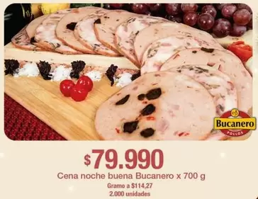 Bucanero - Cena noche buena