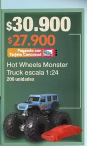 Hot Wheels - Monster Truck escala 1:24