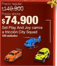 Play - carros a fricción City Squad