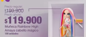 Muñeca - Rainbow High Amaya cabello mágico