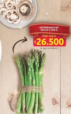 ESPÁRRAGOS EN BOLSA