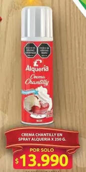 Alquería - CREMA CHANTILLY EN SPRAY