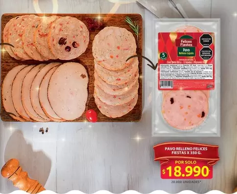 Pavo Relleno Felices Fiestas