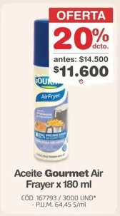 Gourmet - Air Frayer x 180 ml