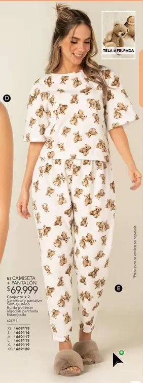 XS - 16 CAMISETA + PANTALON