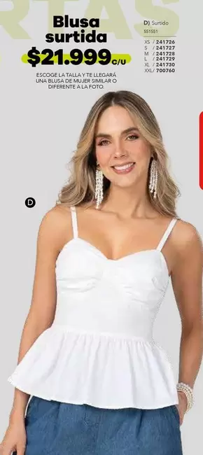 XS - Blusa surtida