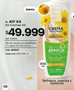 Ligne d'or - Kit Cremas X3