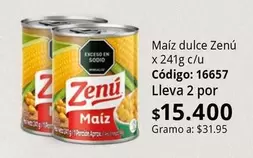 Zenú - Maíz dulce