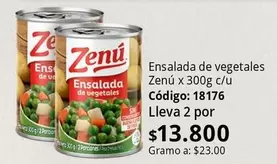 Zenú - Ensalada de vegetales