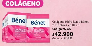 Bénet - Colágeno Hidrolizado