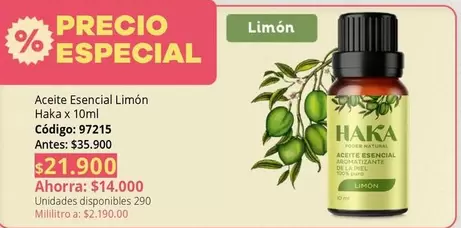 especial - Aceite Esencial Limón