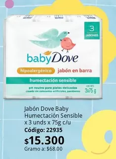 Dove - Jabón Humectación Sensible