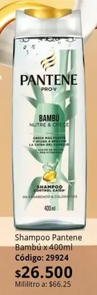Pantene - Bambú x 400ml Código: 29924
