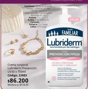 Lubriderm -  Prevención