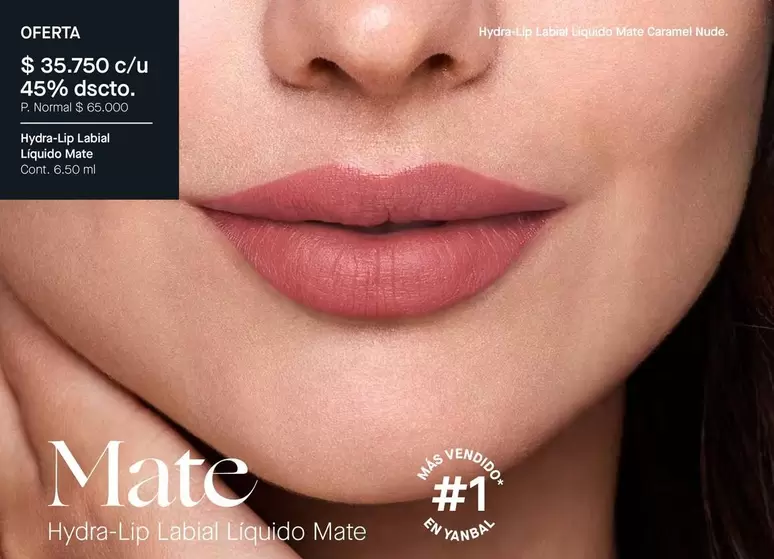 Nude - Hydra-Lip Labial Liquido Mate