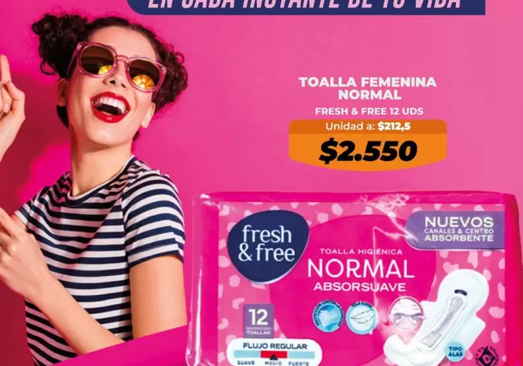 Suave - TOALLA FEMENINA NORMAL