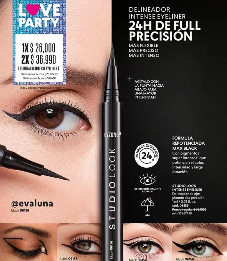 Love - INTENSE EYELINER 24H DE FULL PRECISION