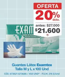 Guantes Látex