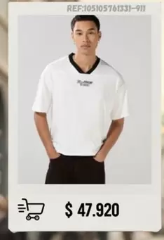 Camiseta Con Cuello Pico