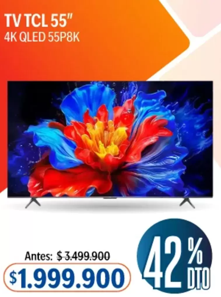 55" 4K QLED 55P8K
