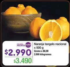 Naranja Tangelo Nacional
