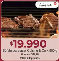 Cuisine & Co - Búfalo para asar