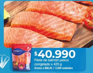 Pesco - Filete De Salmón Congelado