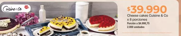 Cuisine & Co - Cheese Cakes