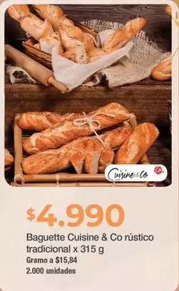 Cuisine & Co - Baguette Rústico Tradicional