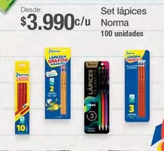 Norma - Set lápices
