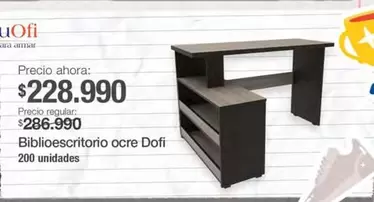 Biblioescritorio Ocre