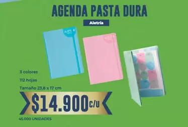 Agenda Pasta Dura
