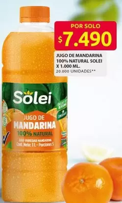 Solei - JUGO DE MANDARINA