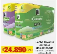 Colanta - Leche entera o deslactosada