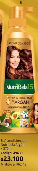NutriBela - Acondicionador Argan
