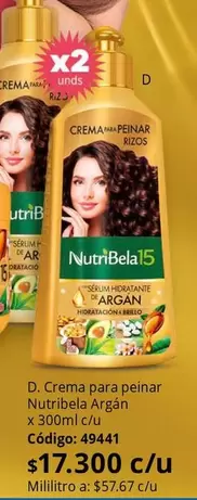 NutriBela - Crema para peinar