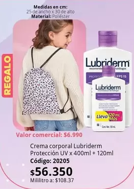 Lubriderm - Crema corporal