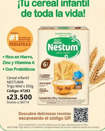Nestum - Trigo Miel x 350g