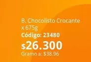Chocolisto -  Crocante