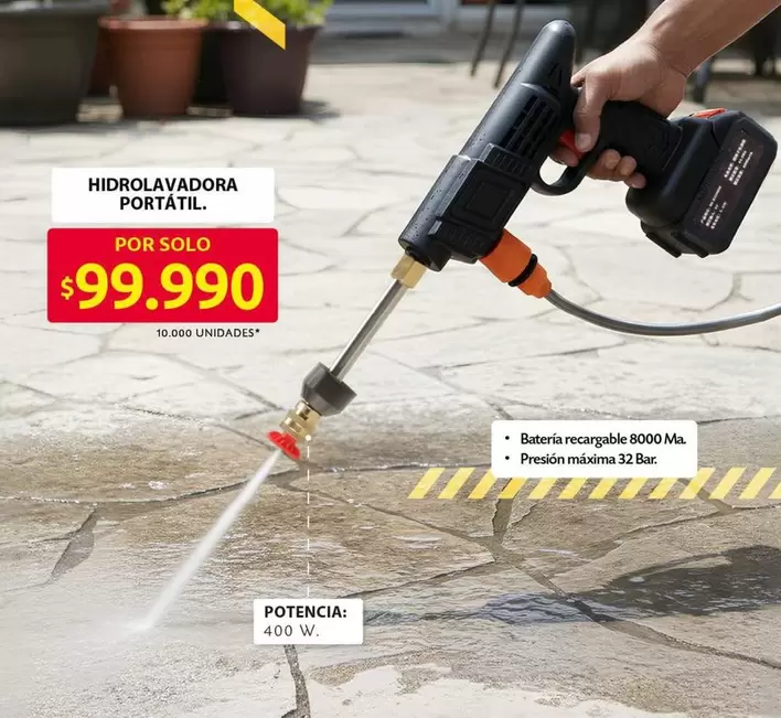 Máxima - HIDROLAVADORA PORTÁTIL