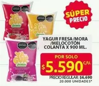 Colanta - YAGUR FRESA/MORA /MELOCOTÓN
