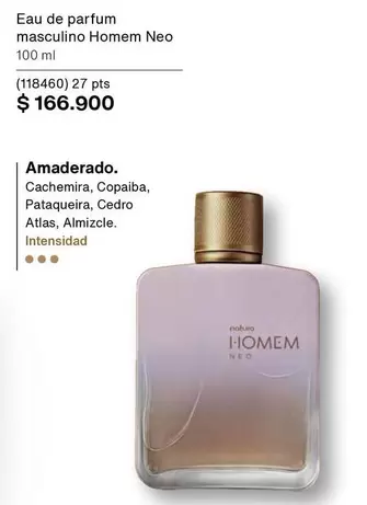 Natura - masculino Homem Neo