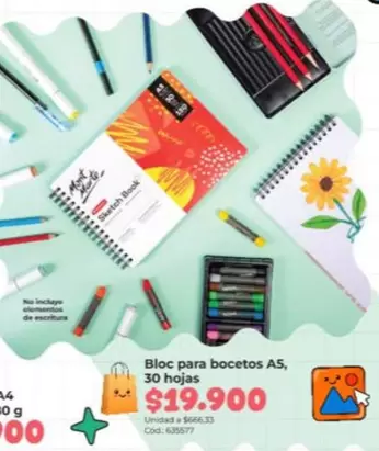 no - Bloc para bocetos AS, 30 hojas