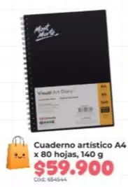 Cuaderno artístico A4