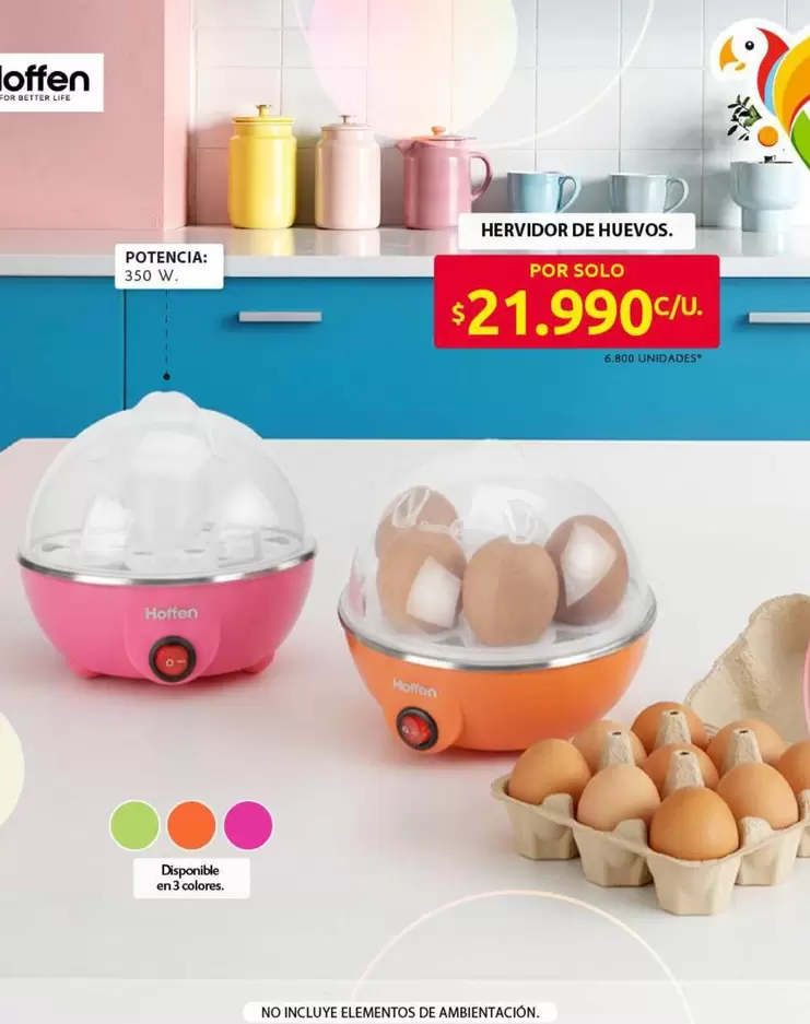 Hoffen - HERVIDOR DE HUEVOS