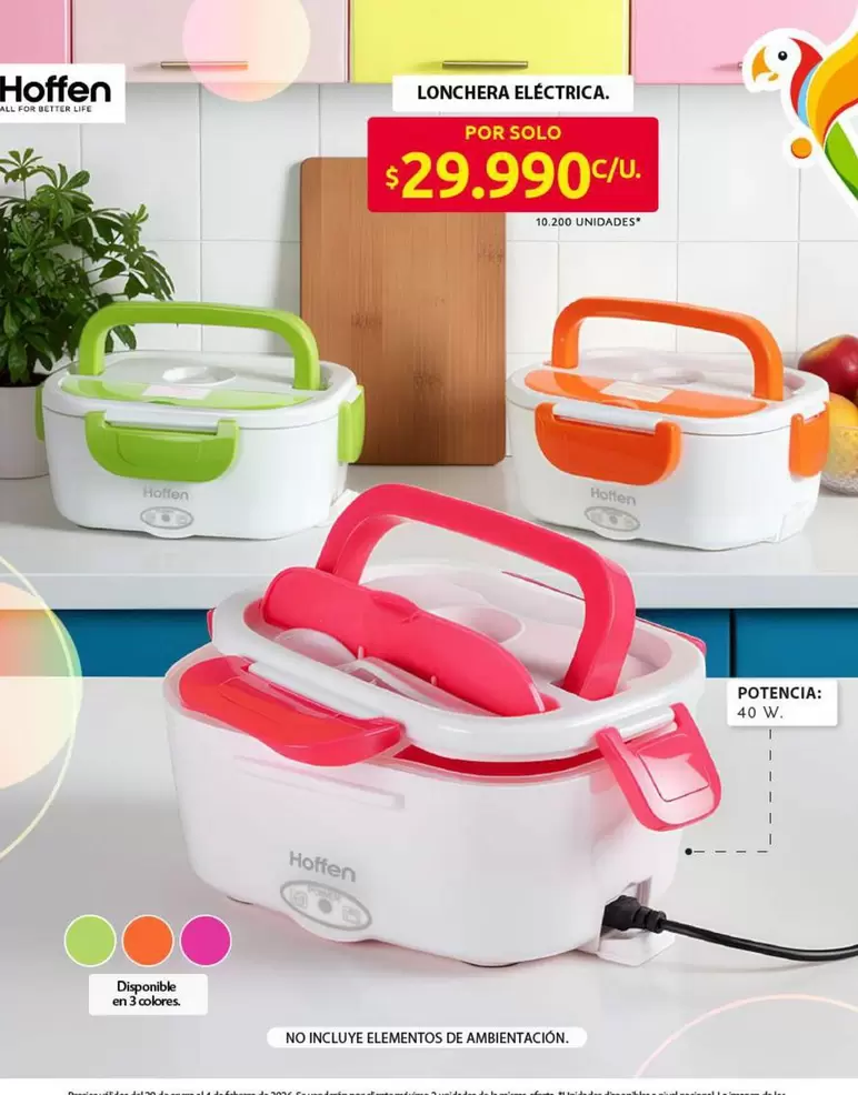 Hoffen - Lonchera eléctrica