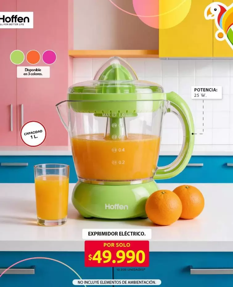 Hoffen - Exprimidor Eléctrico