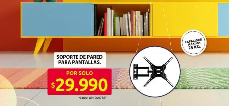SOPORTE DE PARED PARA PANTALLAS