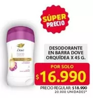 Dove - DESODORANTE EN BARRA